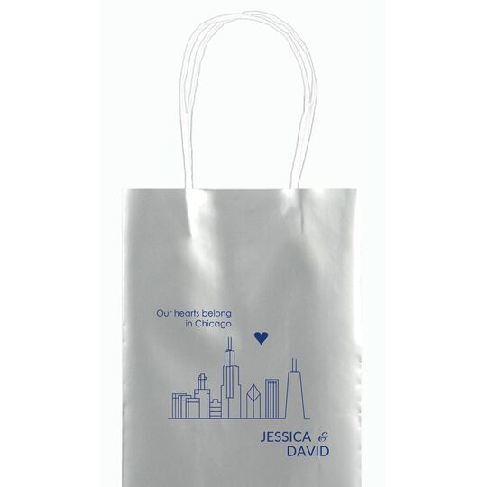 We Love Chicago Mini Twisted Handled Bags